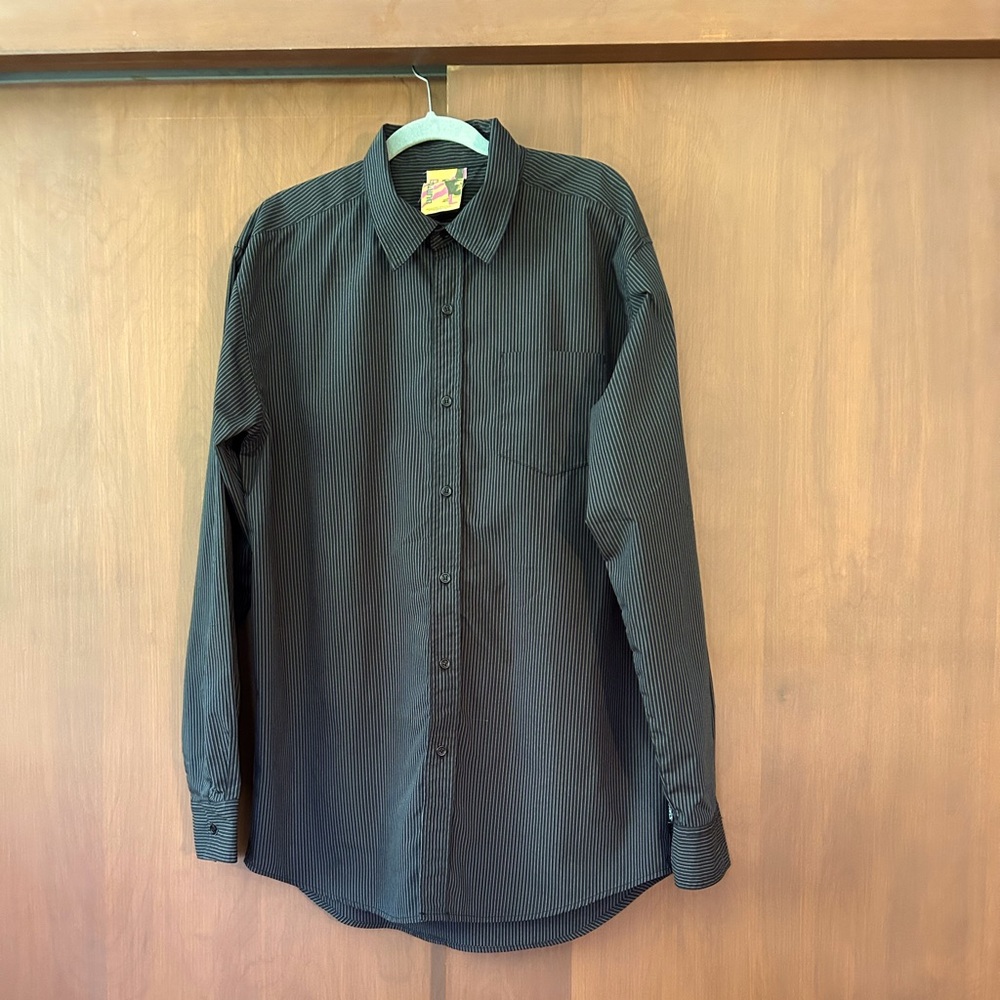Burton long sleeve button down shirt